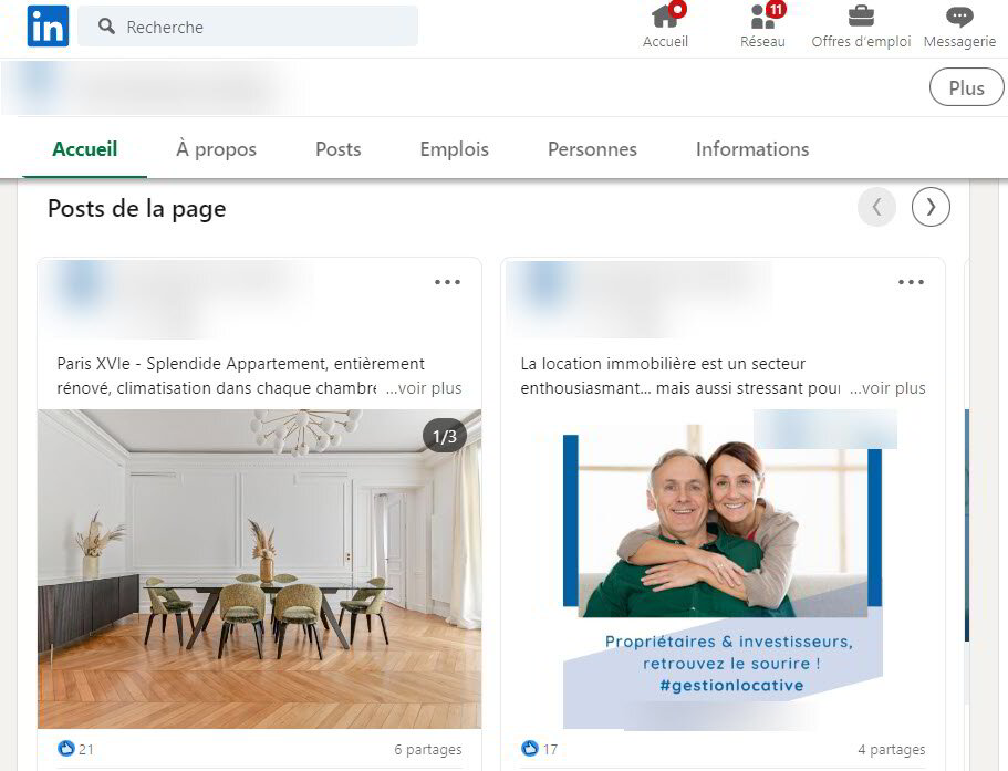 Rédaction / publication de post Linkedin